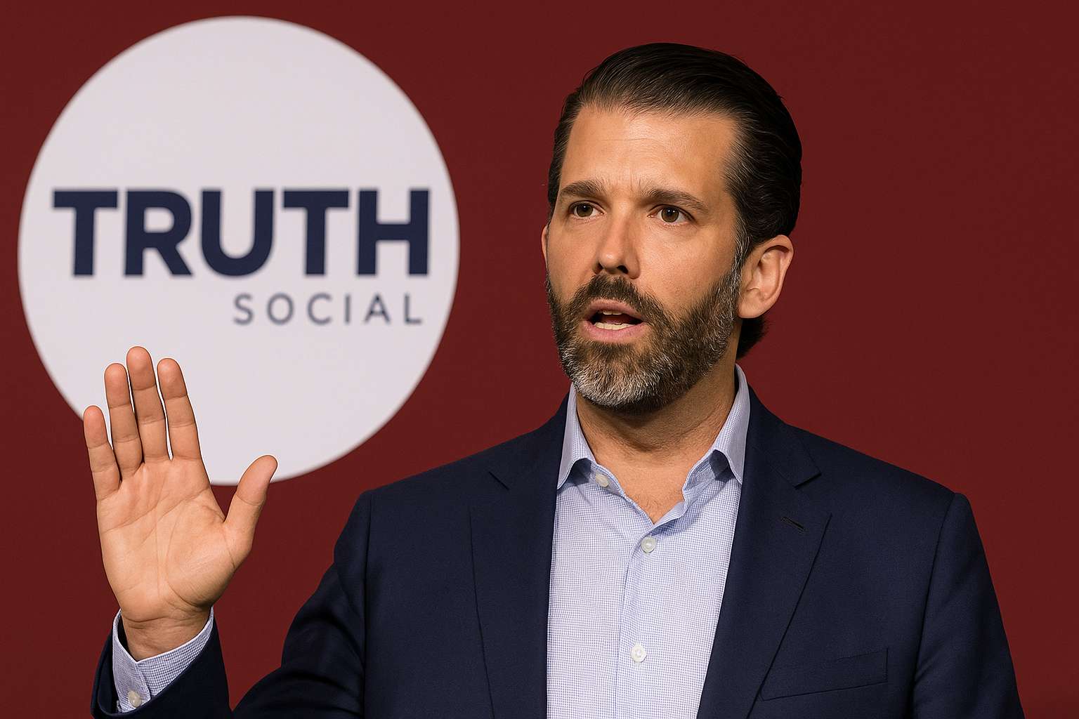 Donald Trump Jr. denies rumors about Truth Social token